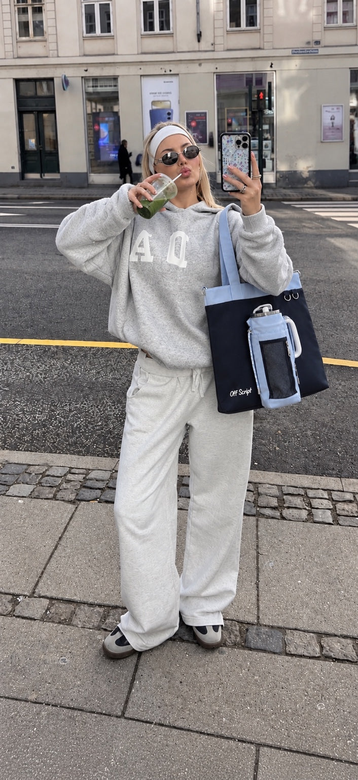 Off Script Handcrafted Giant Water Bottle Tote Bag - Ocean Rebel