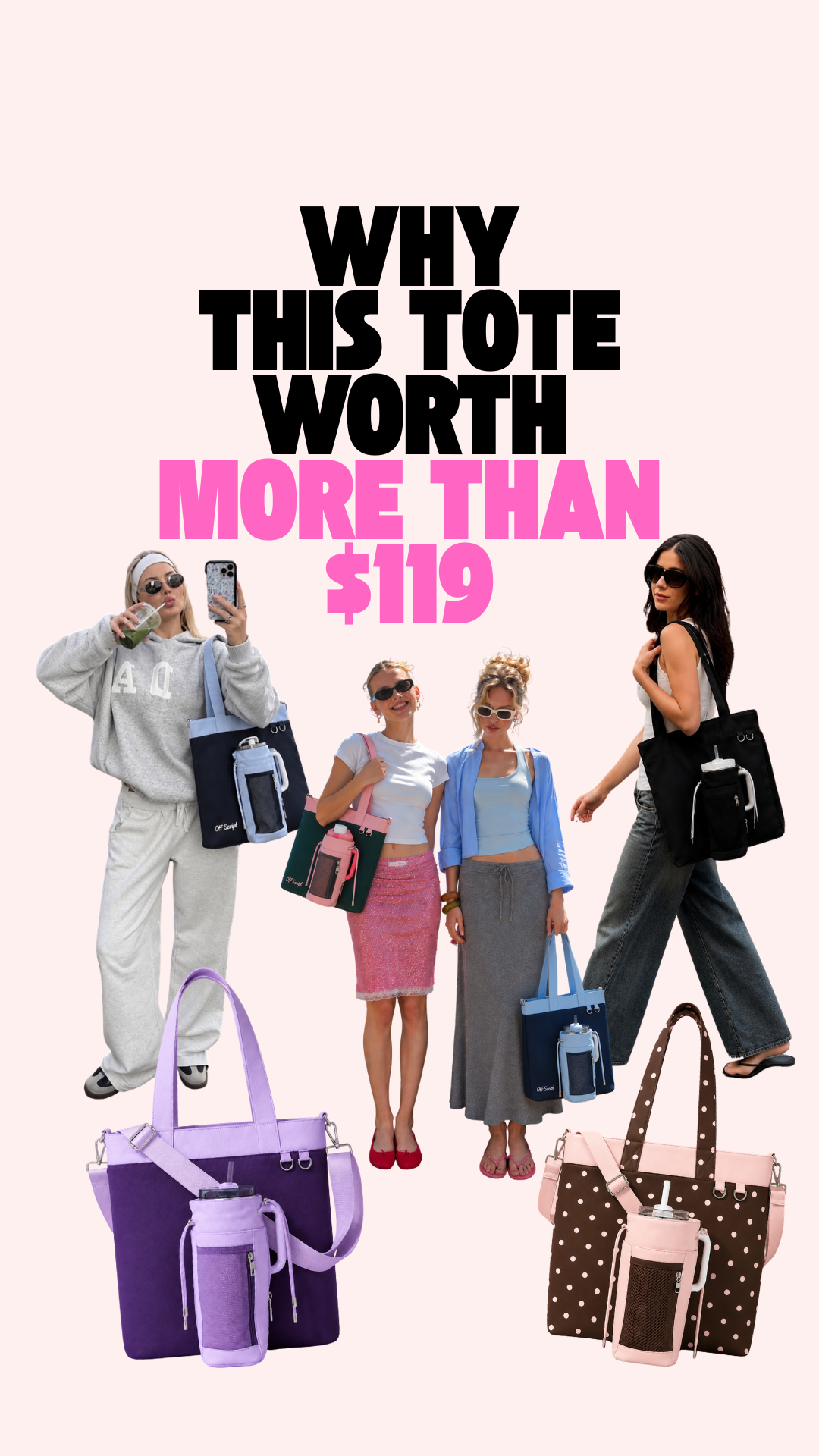 Why this tote worth WAY MORE than $119? Handcrafted Quality!
